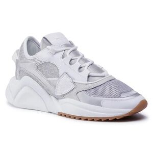 Philippe Model Sneakers Eze Women Fabric Silver White 37 dad sneaker
